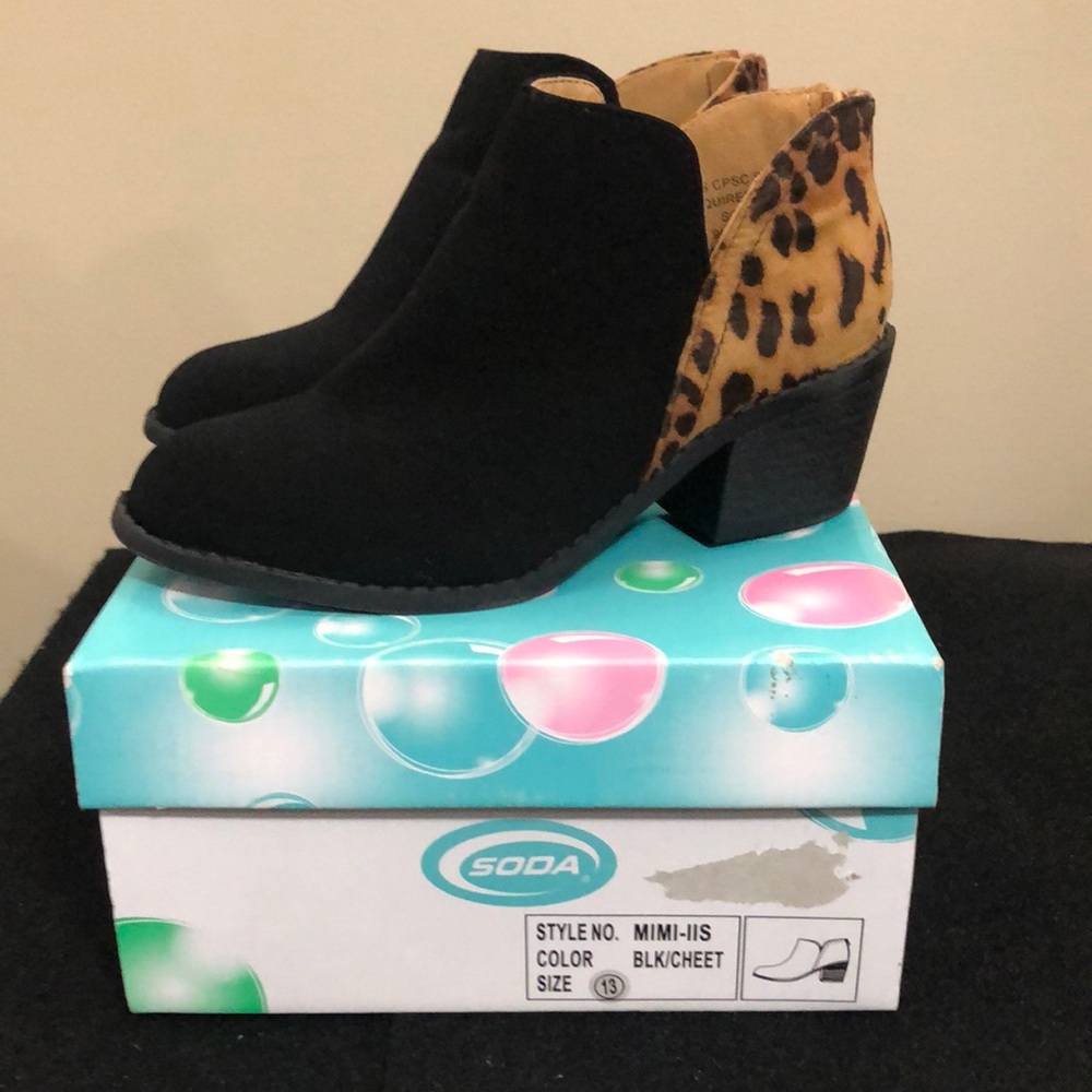 Soda Wedge Heels Cheeta Loleopard
